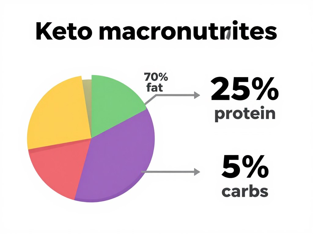 schemat makroskładników keto przekąski